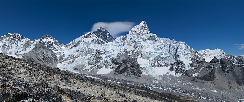 Mount Everest seen from Kala Pattar.