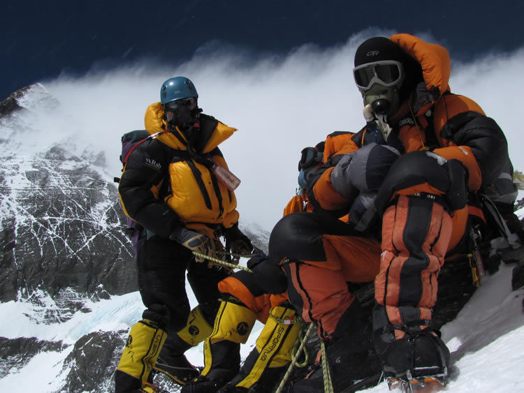 Approaching the South Col, Everest