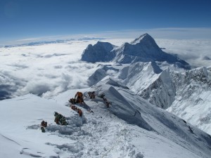 The view of Makalu from The Balcony.